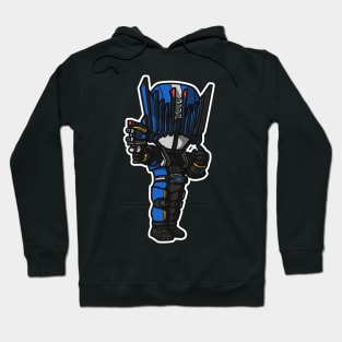 Kamen Rider Diend Chibi Style Kawaii Hoodie